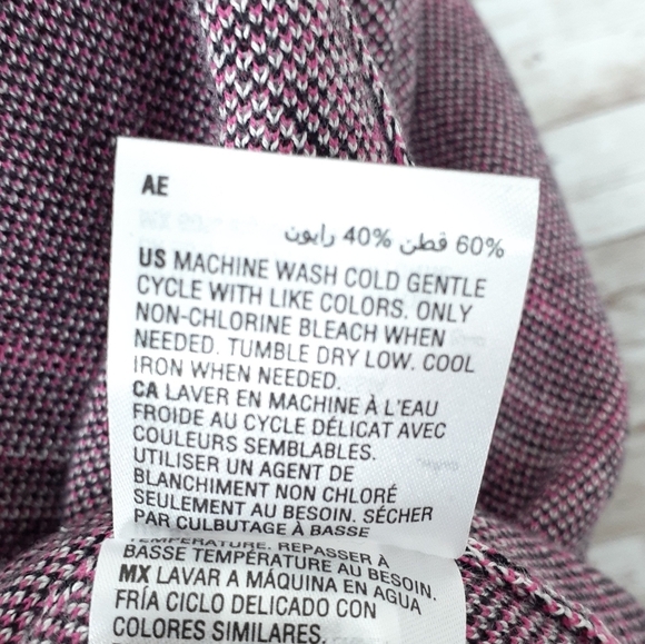 Charter Club Button Front Cardigan S Plaid 337 - Picture 6 of 7